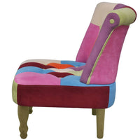Franse Stoelen Met Patchwork Ontwerp Stof