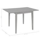 Eettafel Verlengbaar (80-120)X80X74 Cm Mdf