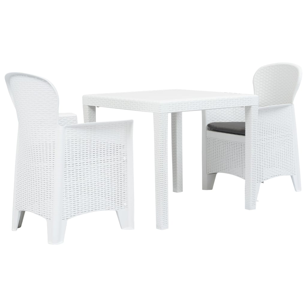 7-Delige Tuinset Rattan-Look Kunststof