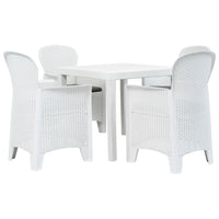 7-Delige Tuinset Rattan-Look Kunststof