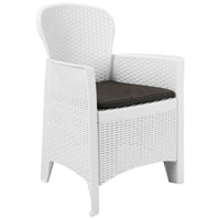 7-Delige Tuinset Rattan-Look Kunststof