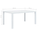 7-Delige Tuinset Rattan-Look Kunststof