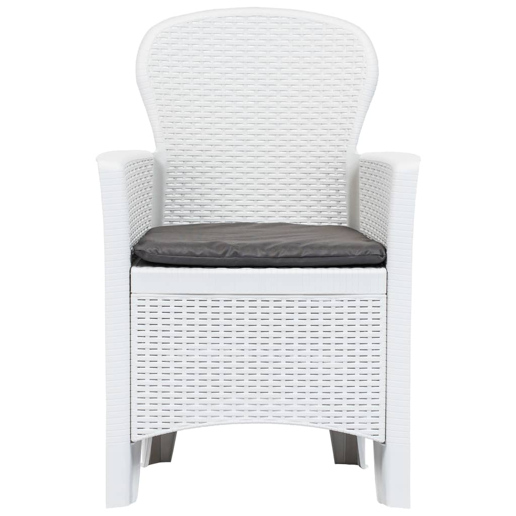 7-Delige Tuinset Rattan-Look Kunststof