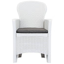 7-Delige Tuinset Rattan-Look Kunststof