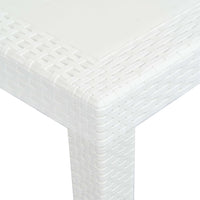 7-Delige Tuinset Rattan-Look Kunststof