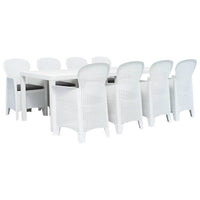 7-Delige Tuinset Rattan-Look Kunststof