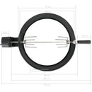 Bbq Rotisserie Ring Zwart