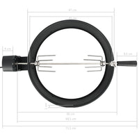 Bbq Rotisserie Ring Zwart