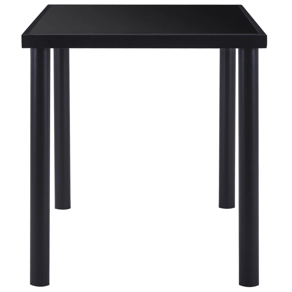Eettafel Gehard Glas Zwart
