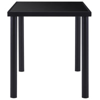 Eettafel Gehard Glas Zwart