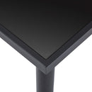 Eettafel Gehard Glas Zwart