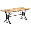 Eettafel 180X90X76 Cm Massief Mangohout