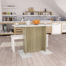 Eettafel 110X60X75 Cm Bewerkt Hout