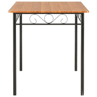 Eettafel 120X70X75 Cm Mdf Bruin