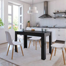 Eettafel 120X60X76 Cm Bewerkt Hout Kleurig