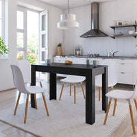 Eettafel 120X60X76 Cm Bewerkt Hout Kleurig