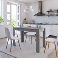 Eettafel 120X60X76 Cm Bewerkt Hout Kleurig