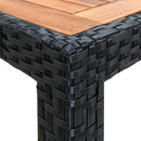 7-Delige Tuinset Poly Rattan Acaciahout