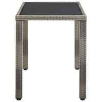 5-Delige Tuinset Met Kussens Poly Rattan