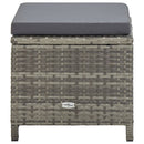 5-Delige Tuinset Met Kussens Poly Rattan