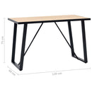 Eettafel Mdf Eikenkleurig