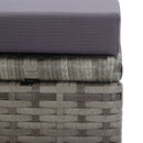 5-Delige Tuinset Poly Rattan En Acaciahout Antraciet