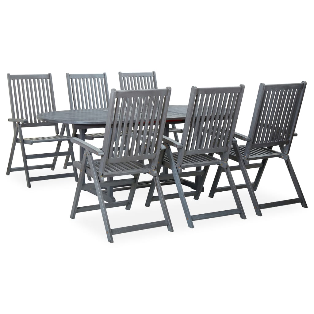 7-Delige Tuinset Massief Acaciahout