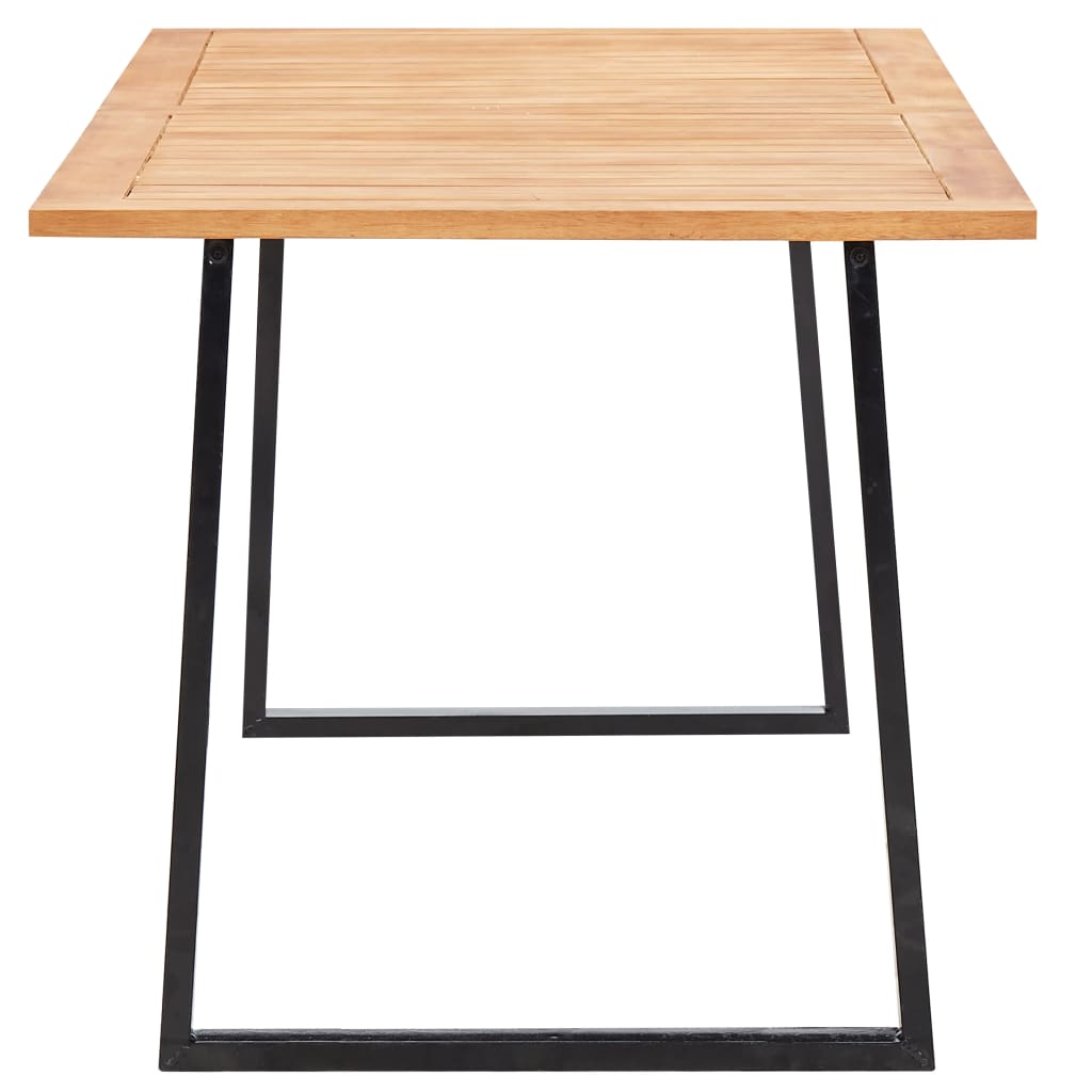 7-Delige Tuinset Poly Rattan En Acaciahout