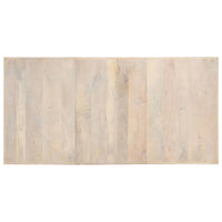 Eettafel 180X90X76 Cm Massief Gebleekt Mangohout
