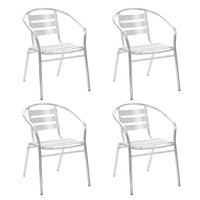 5-Delige Tuinset Aluminium Zilverkleurig