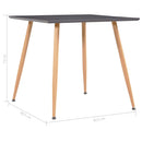 Eettafel 80,5X80,5X73 Cm Mdf
