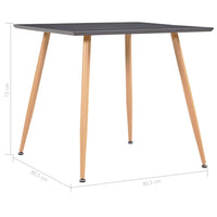 Eettafel 80,5X80,5X73 Cm Mdf