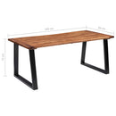 Eettafel 180X90Cm Massief Acaciahout