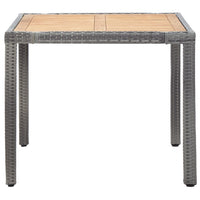 5-Delige Tuinset Met Kussens Poly Rattan