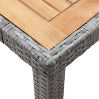5-Delige Tuinset Met Kussens Poly Rattan
