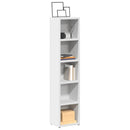 Cd-Kasten 21X16X93,5 Cm Bewerkt Hout Kleurig