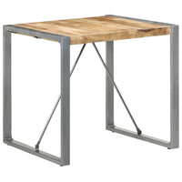 Eettafel Ruw Mangohout Grijs
