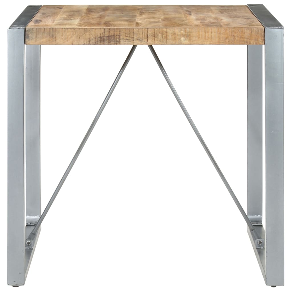 Eettafel Ruw Mangohout Grijs