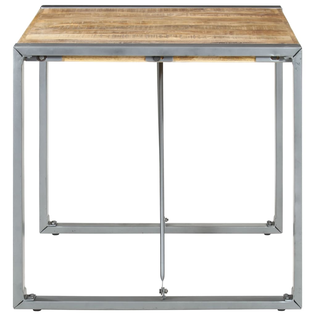 Eettafel Ruw Mangohout Grijs