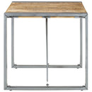 Eettafel Ruw Mangohout Grijs