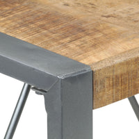 Eettafel Ruw Mangohout Grijs