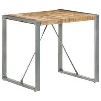 Eettafel Ruw Mangohout Grijs
