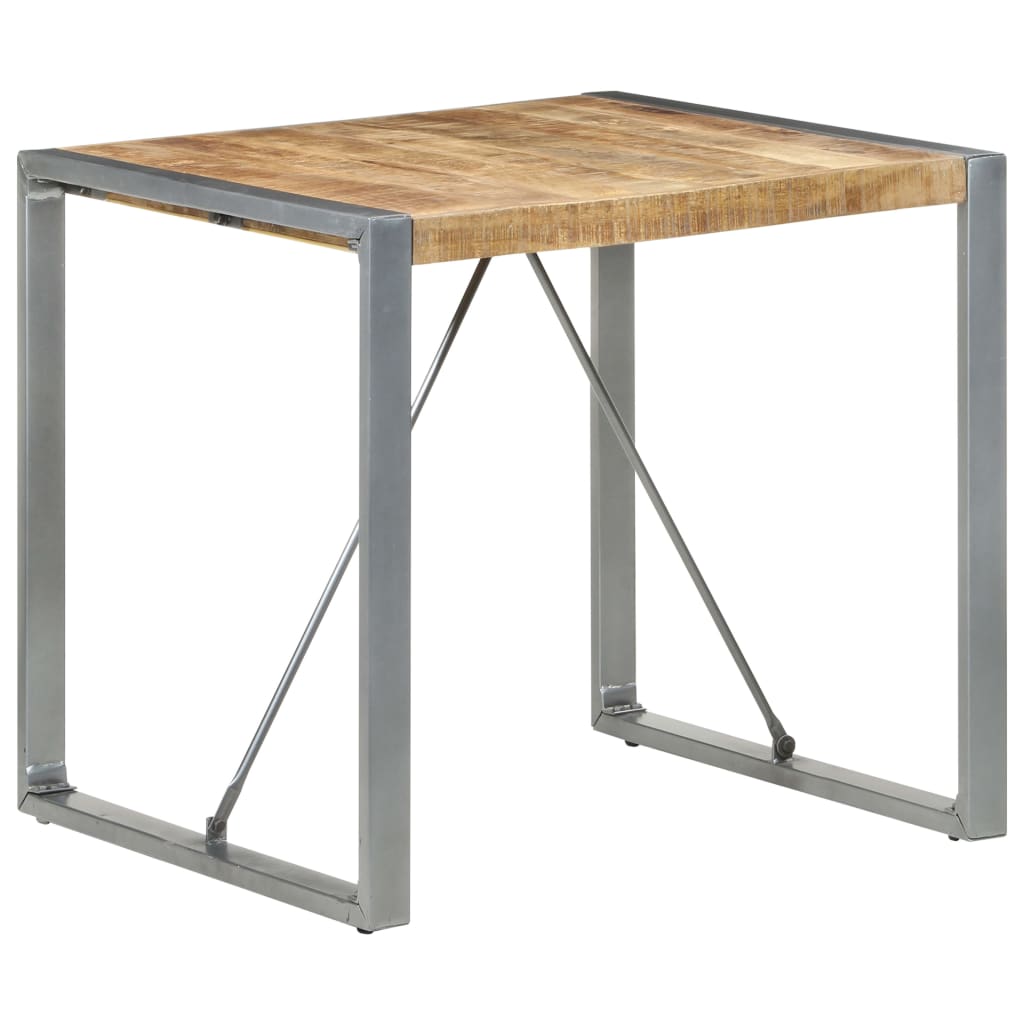 Eettafel Ruw Mangohout Grijs