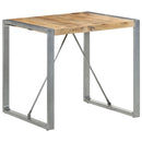 Eettafel Ruw Mangohout Grijs