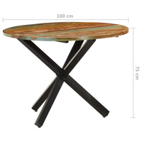 Eettafel Rond 100X100X75 Cm