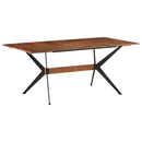 Eettafel 180X90X76 Cm Massief Mangohout
