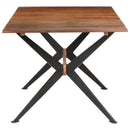 Eettafel 180X90X76 Cm Massief Mangohout