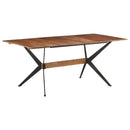 Eettafel 180X90X76 Cm Massief Mangohout