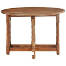 Eettafel Rond 110X76 Cm Massief Mangohout