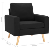 2-Delig Bankstel Stof